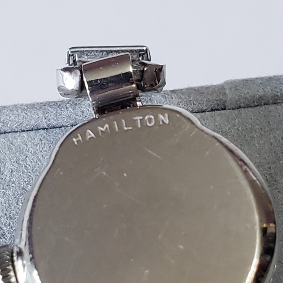 Vintage Lady Hamilton 14K Biggs White Gold Watch - Picture 15 of 16